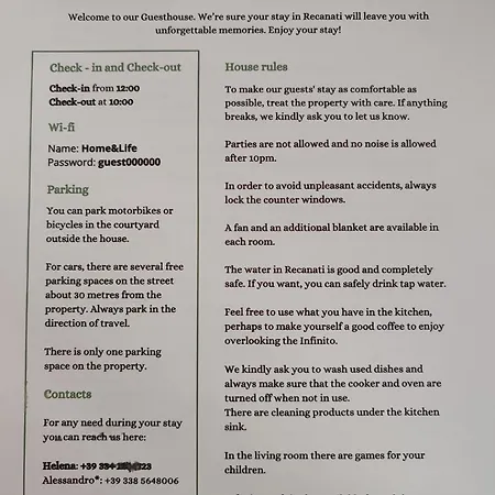 Guest house Sul Colle Recanati